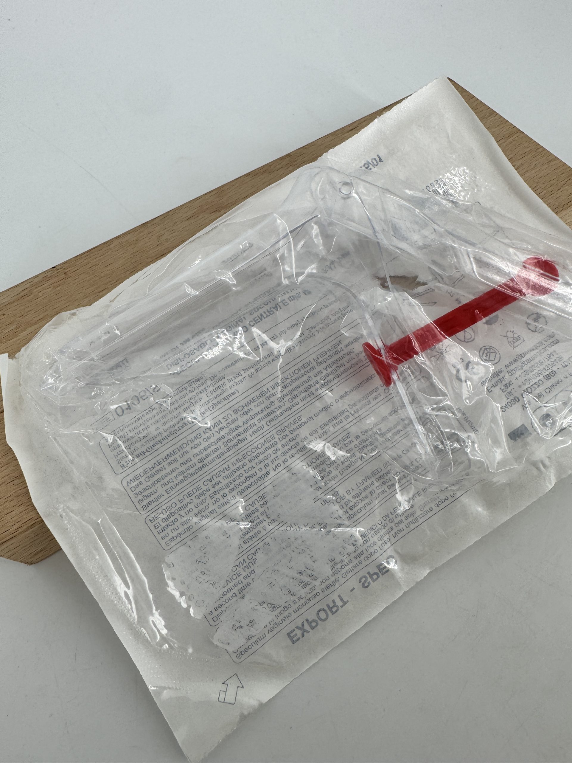 Véritable spéculum vaginal médical, stérile et à usage unique