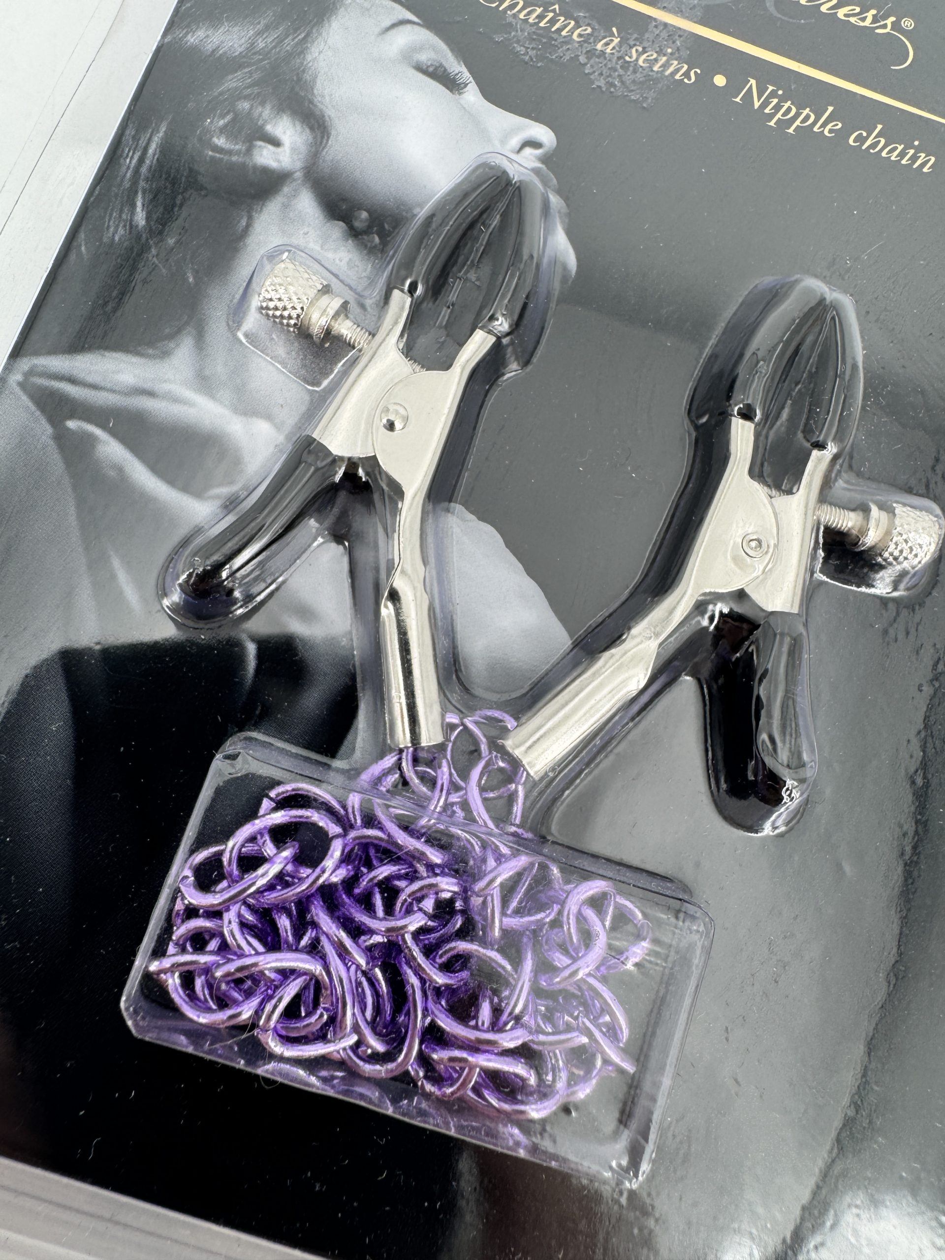 Chaîne et pinces à seins Sweet Caress