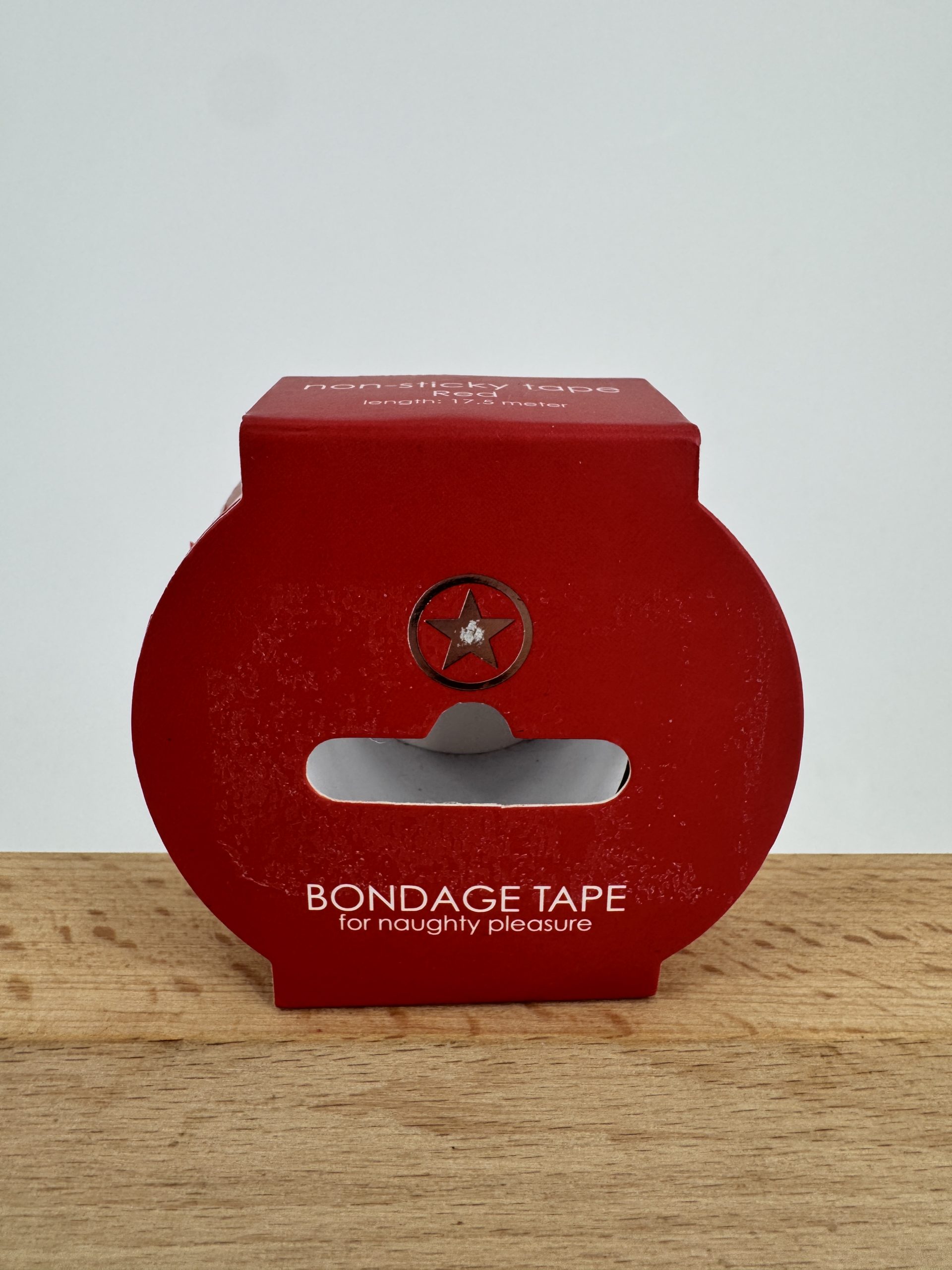 Ruban non collant Bondage Tape 17m Rouge