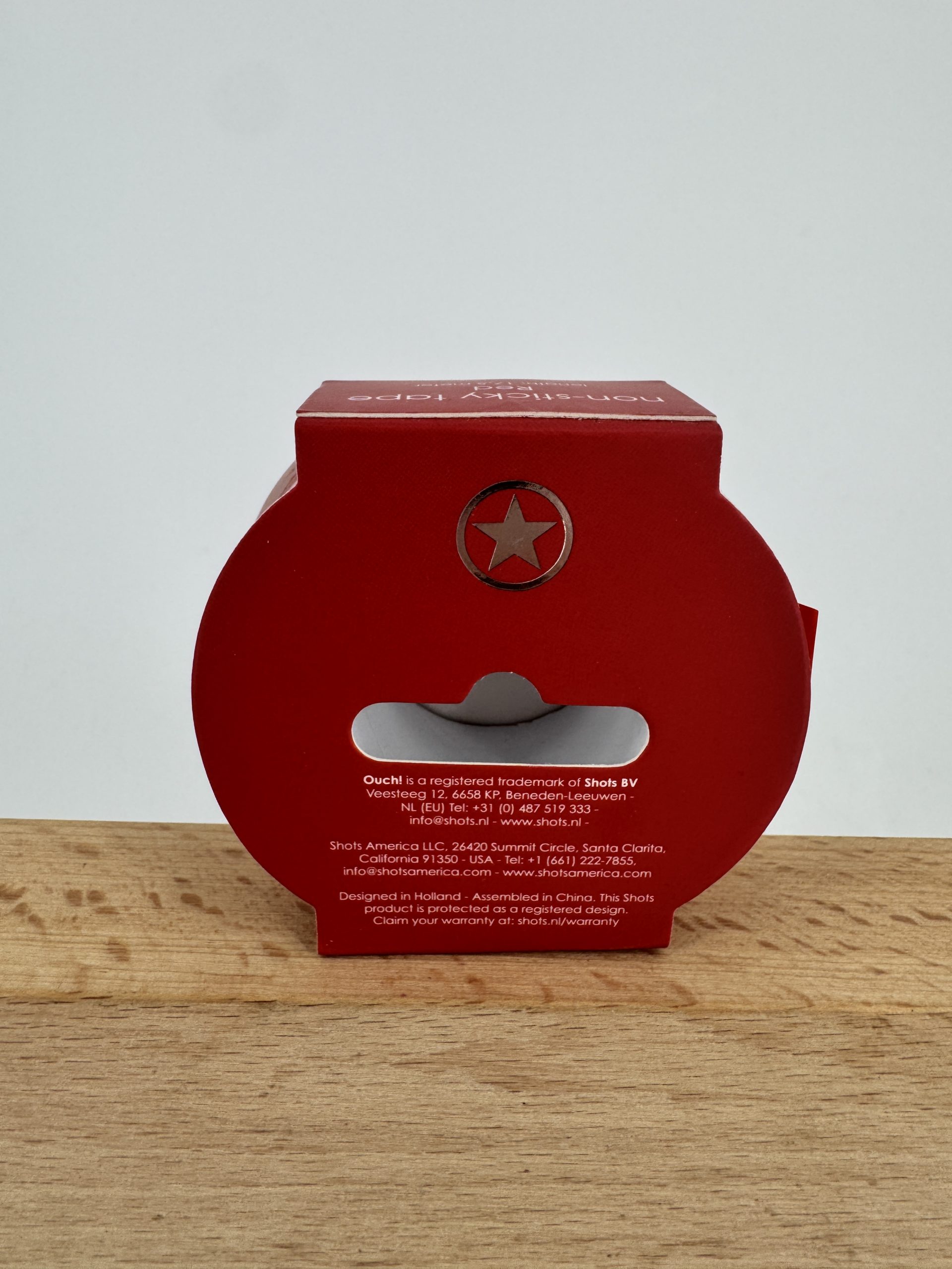 Ruban non collant Bondage Tape 17m Rouge