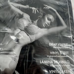 Drap de protection vinyle noir Fetish Tentations