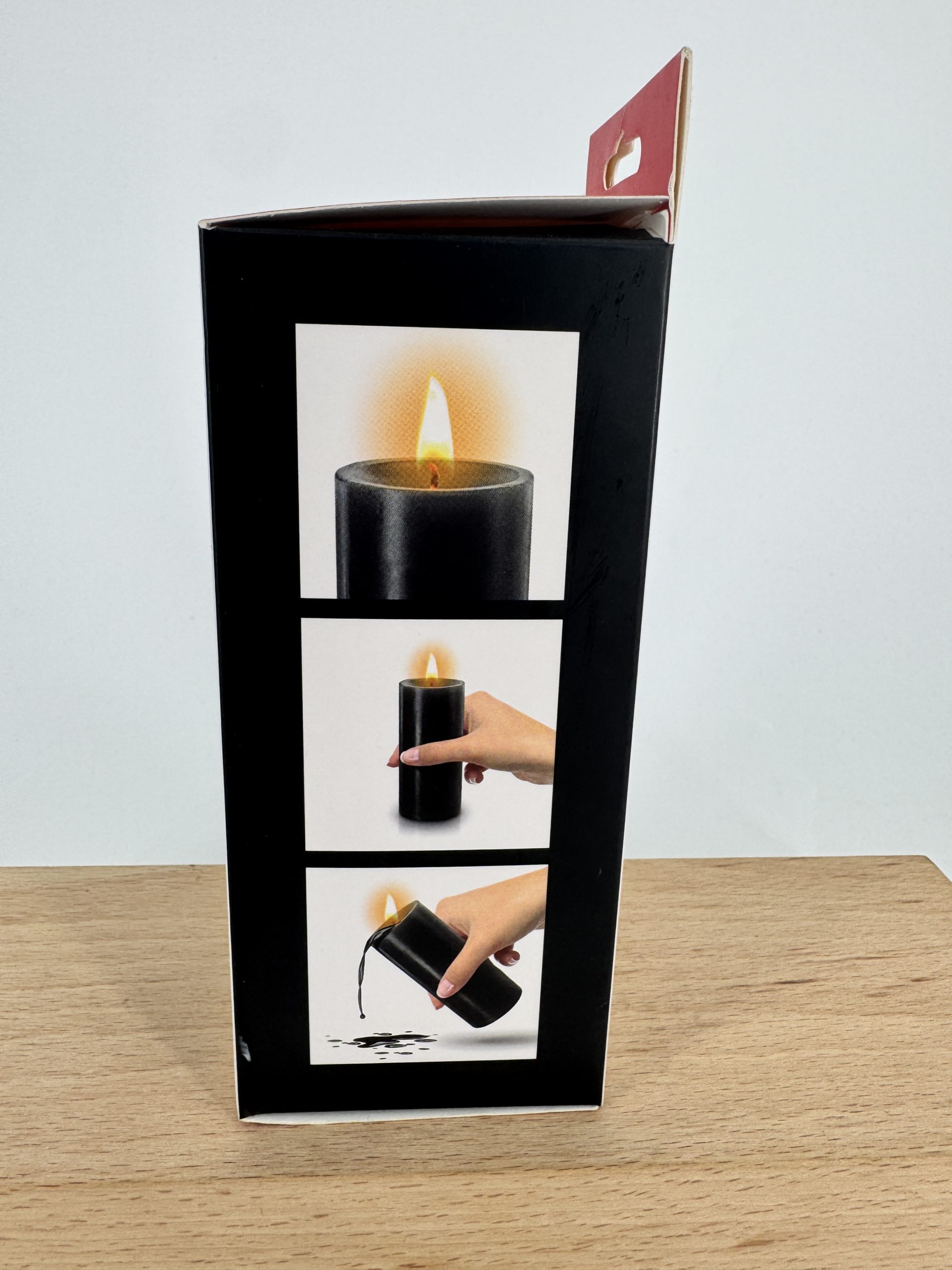 Bougie noire BDSM Fetish Tentation