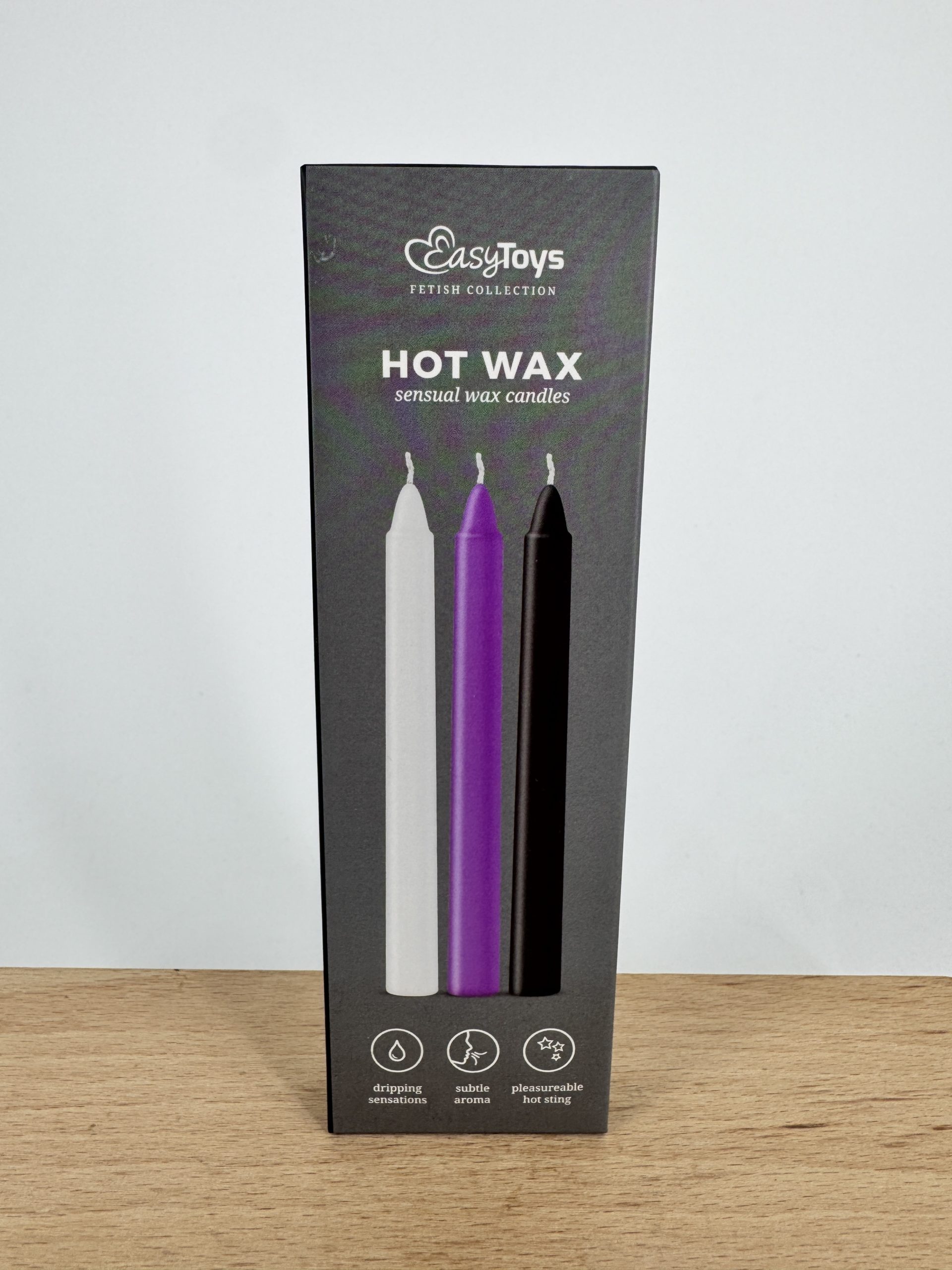 3 bougies sensuelles Hot Wax