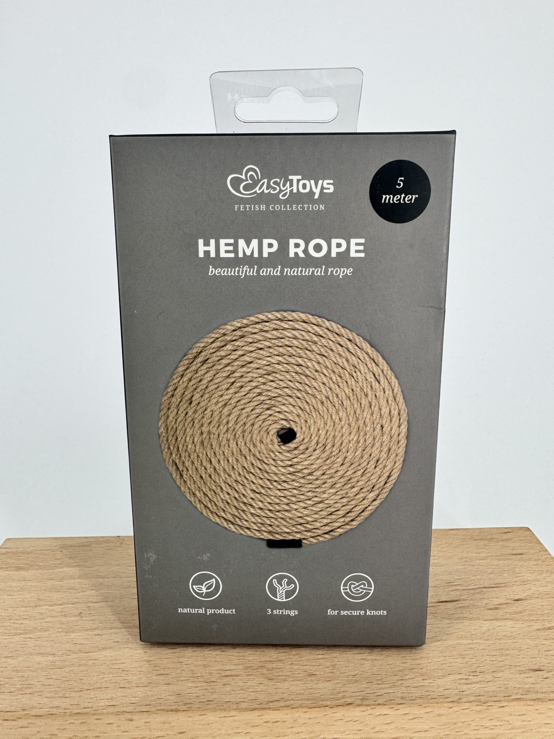 Corde de bondage chanvre 5 m Hemp Rope