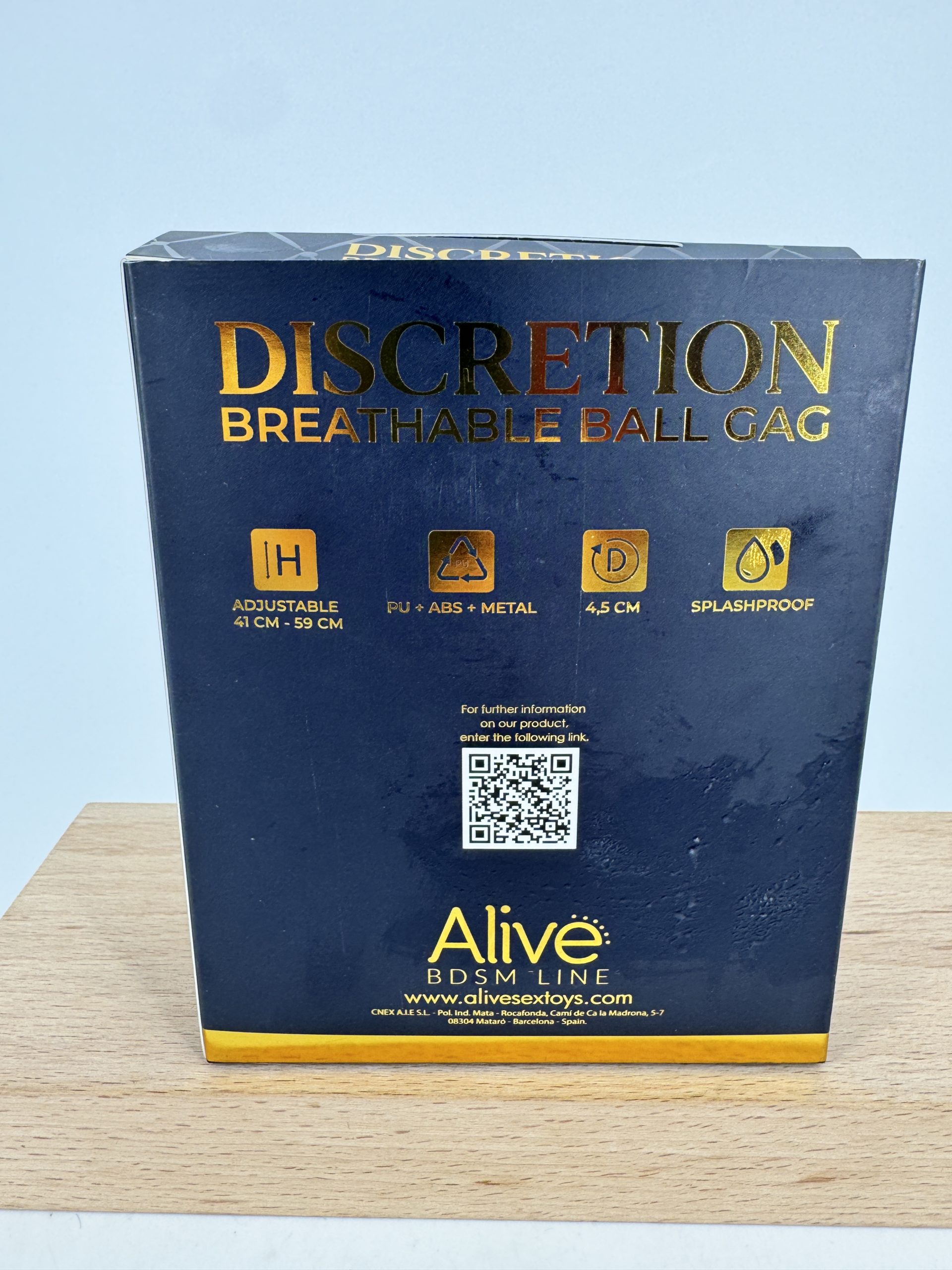 Baillon Discretion rouge Alive