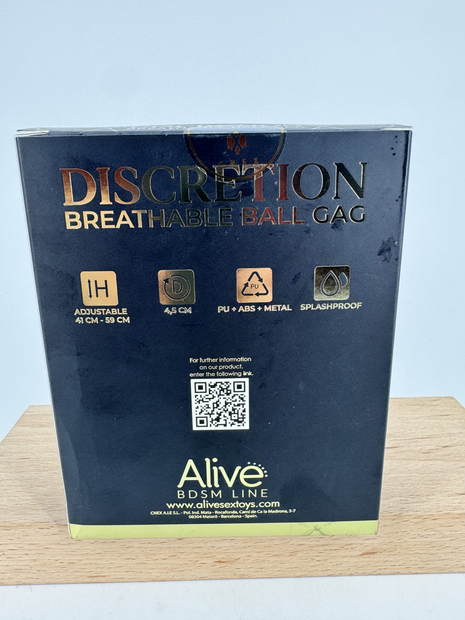 Baillon Discretion rouge Alive (deuxième)