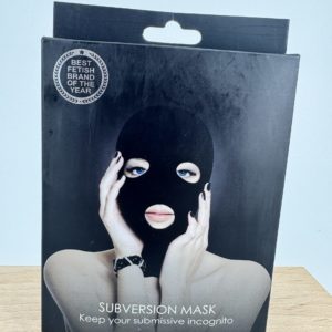 Cagoule BDSM 3 orifices Outch!