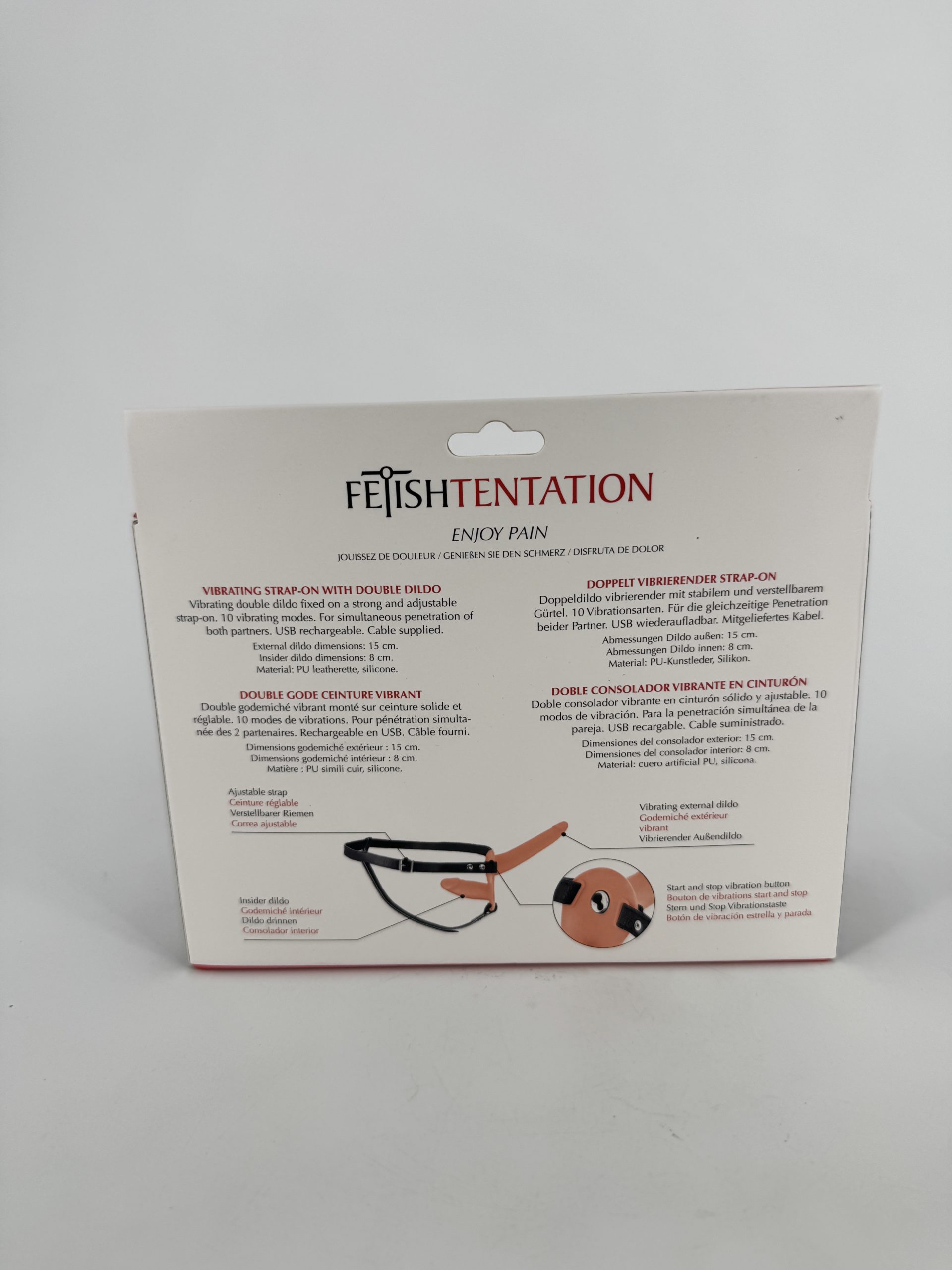 Double gode ceinture chair vibrant Fetish Tentation