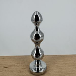Plug anal métal strass