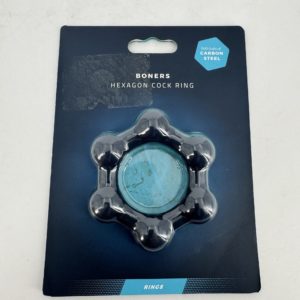 Cockring hexagonal avec boules Boners