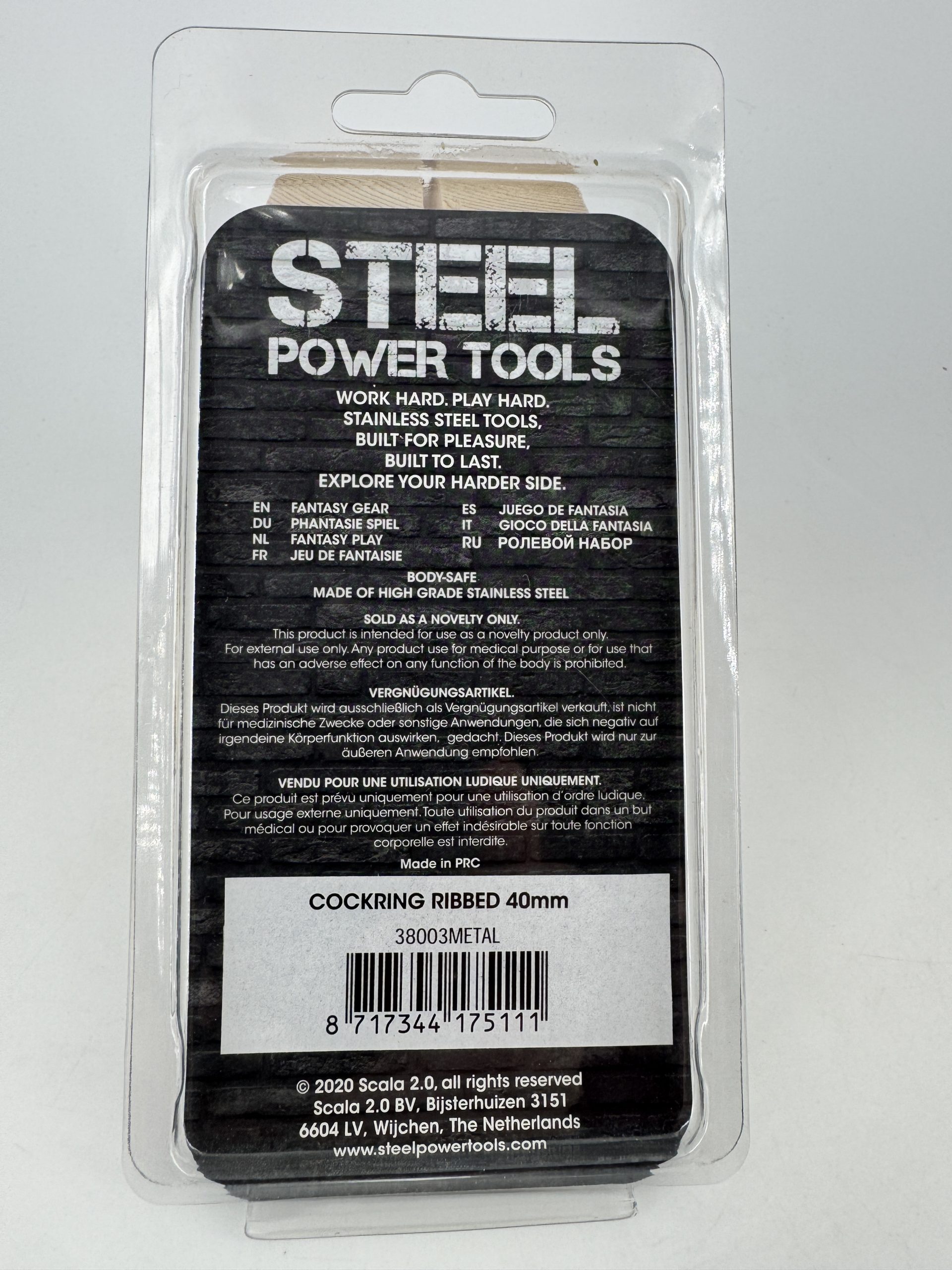 Cockring métal Round 40mm (modèle 2)