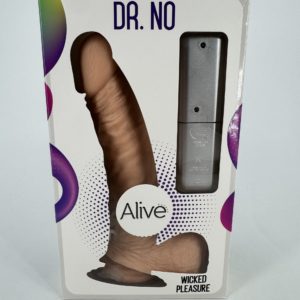 Vibromasseur réaliste avec ventouse Dr No Alive