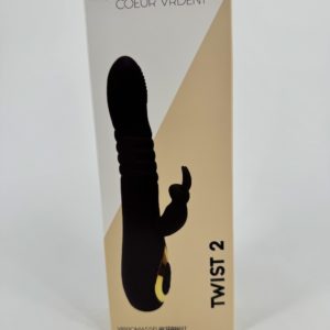 vibromasseur Rabbit "Va-et-Vient" Noir Twist 2