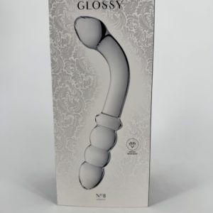 sextoy en verre incassable translucide Glossy n°8