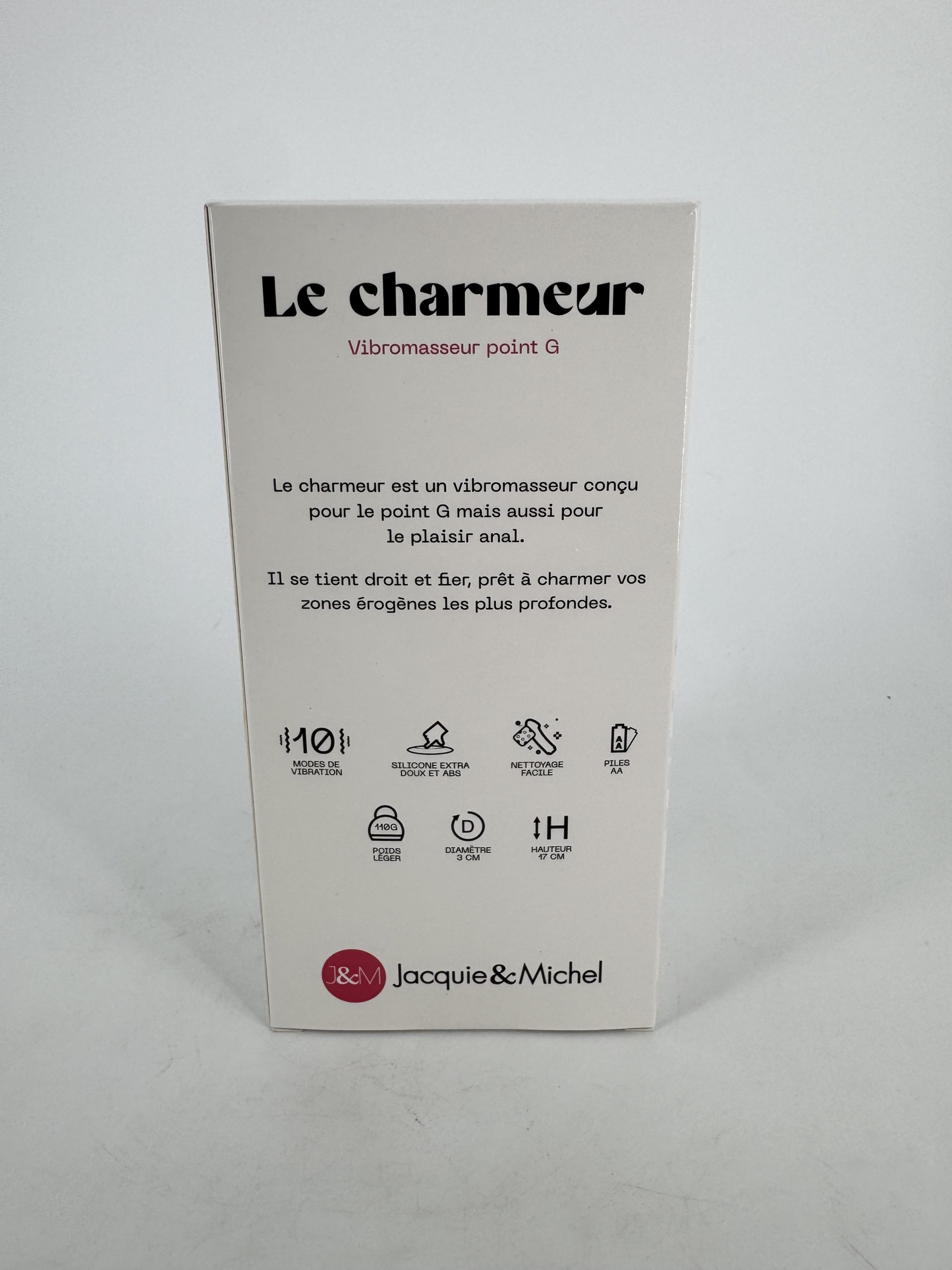 Vibromasseur spécial point G et prostate Le charmeur Jacquie et Michel