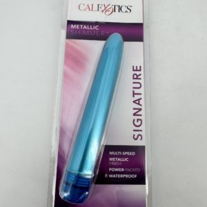 Vibromasseur Metallic Shimmer bleu Calexotics