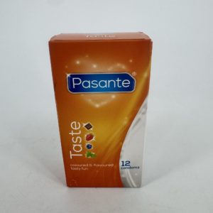 Boîte de 12 Préservatifs aromatisés Pasante