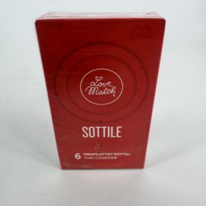 Boîte de 6 Préservatifs Extra Fins Love Match