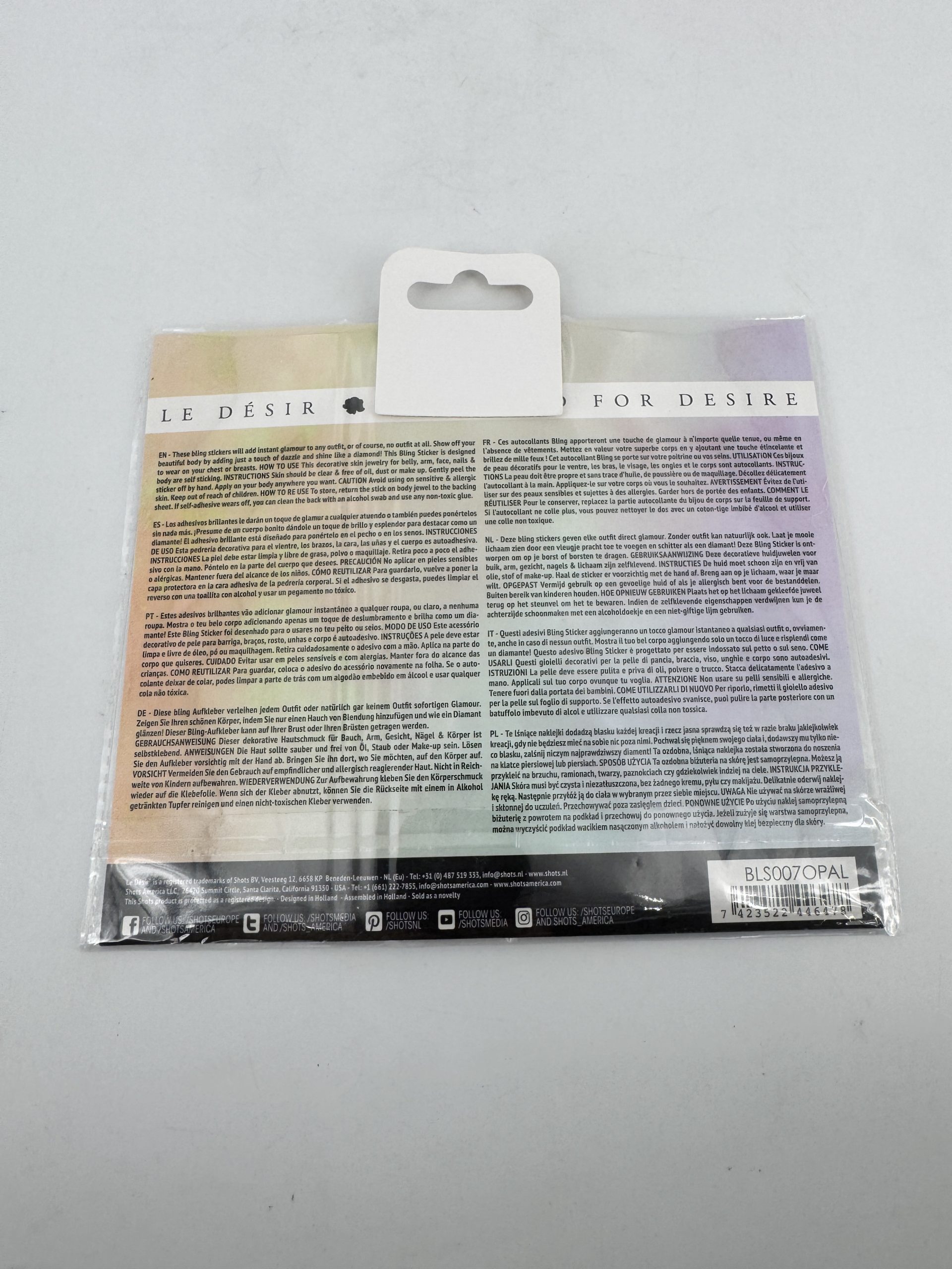 strass autocollants Le désir