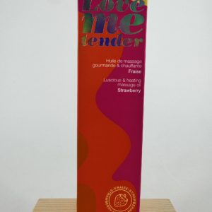 huile de massage gourmande et chauffante Love me tender fraise