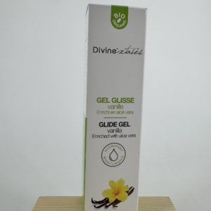 Lubrifiant intime arôme vanille, 100% bio Divinextases