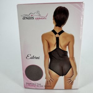 Body seins nus sexy fetish en tulle noir L/XL Anaïs