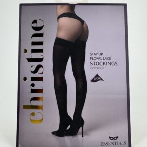 Bas rouges fins de 15 deniers Christine L/XL