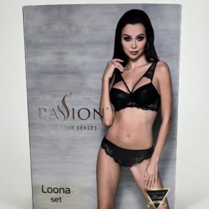 Ensemble lingerie sexy en faux cuir et dentelle Loon Set Passion 2XL / 3XL