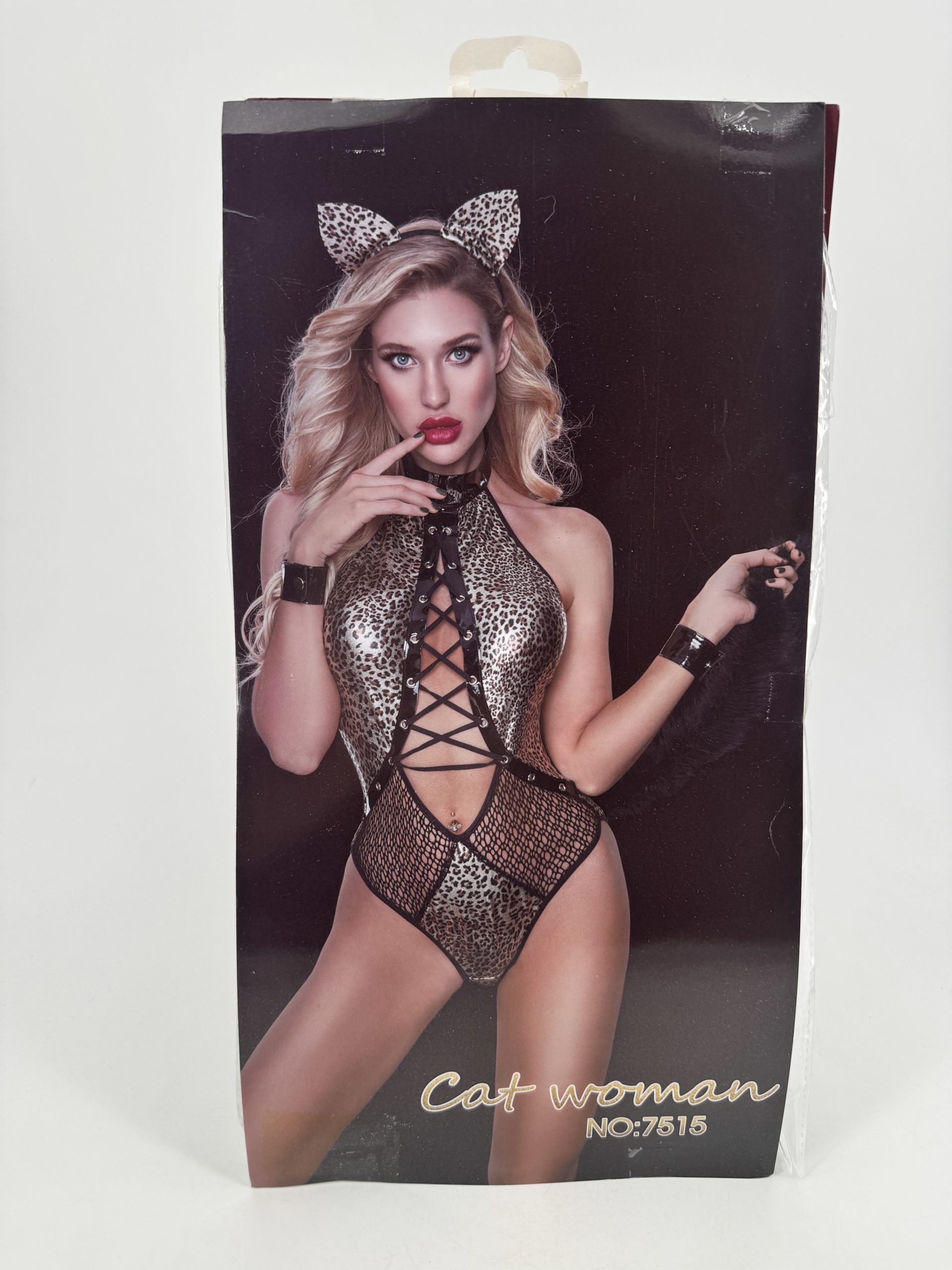 Déguisement Sexy Cat Woman 4 Pièces n°7515