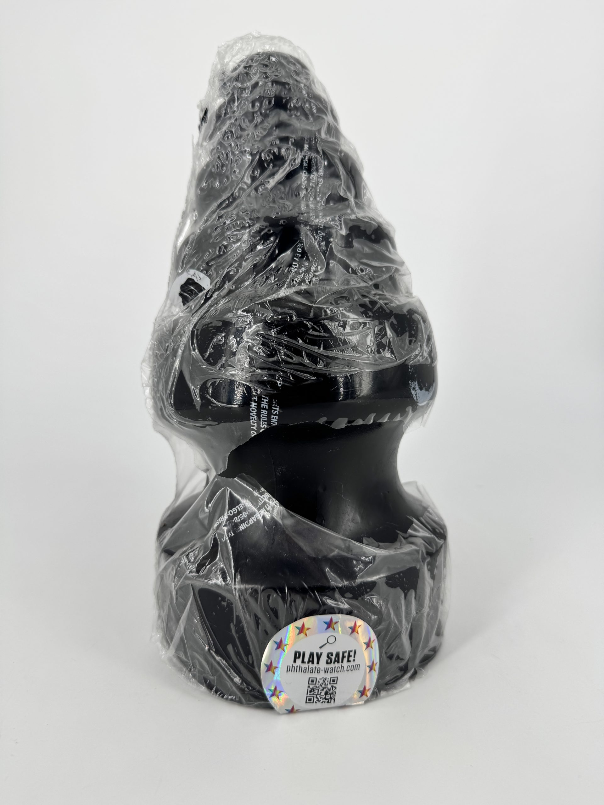 Plug XXL All Black anneaux petit - phtalate-watch.com (plastique déchiré)