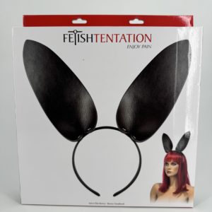 Oreilles de bunny simili cuir Fetish Tentation