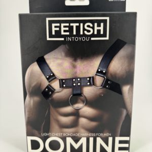 Harnais masculin domine pour bondage cuir vegan