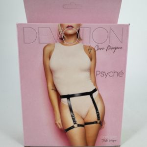 Psyché Harnais simili cuir Taille jarretelles jarretières - Devotion - Clara Morgane