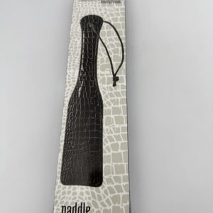 Tapette Blaze Luxury Fetish Paddle Noir - boîte noire