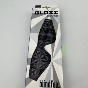 Masque noir violet avec large élastique BDSM - Blaze