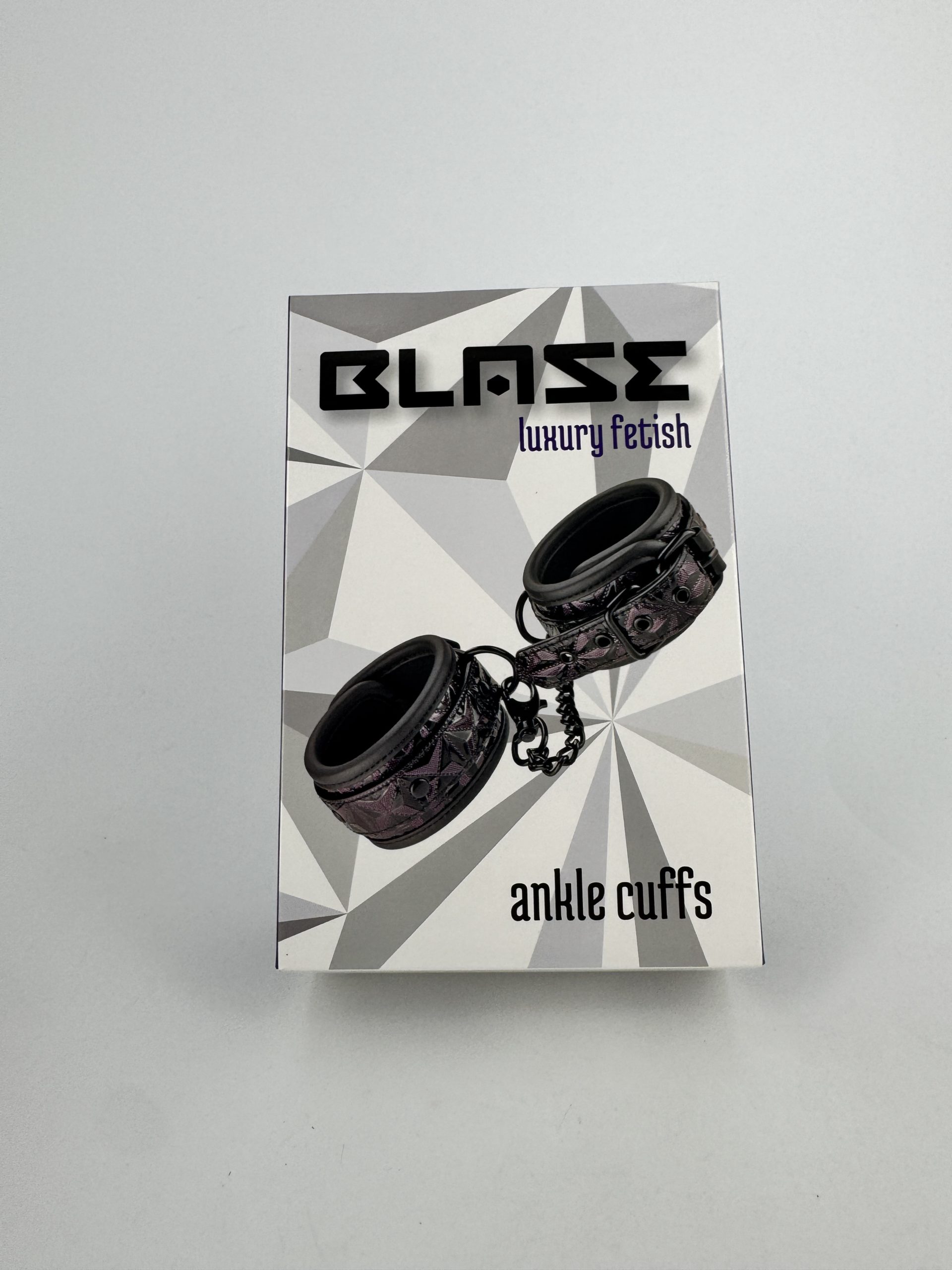 Menottes Blaze cheville cuff noir violet