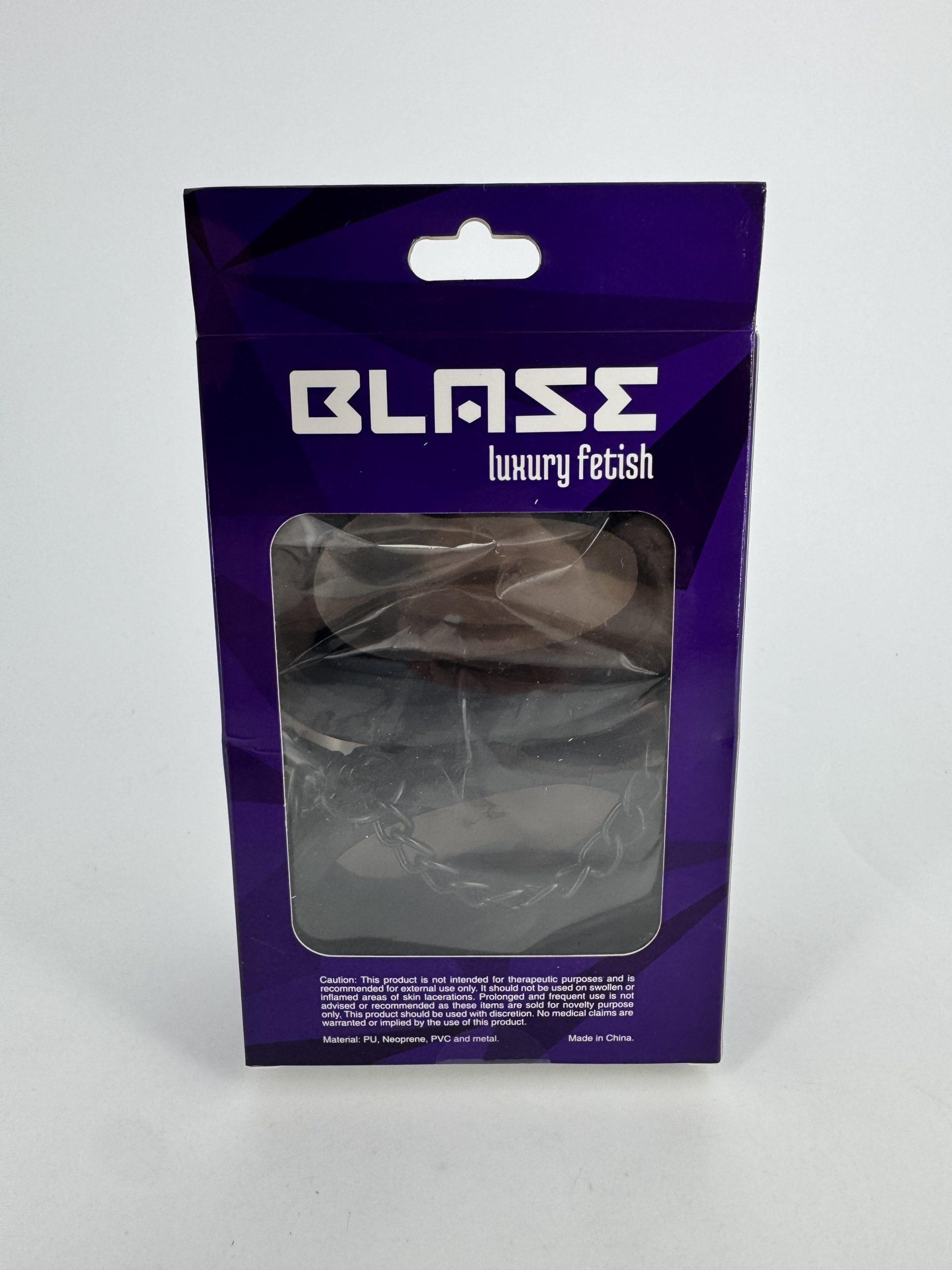 Menottes Blaze cheville cuff noir violet