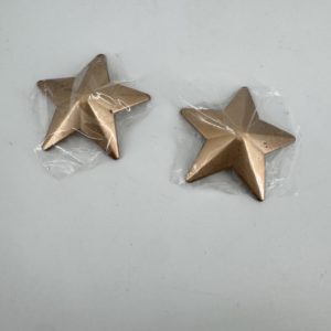 Caches tétons étoiles métal doré - Spazm Accessoires