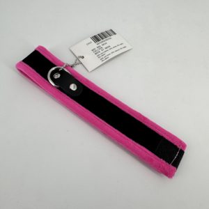 Collier noir et rose fermeture velcro - Ref 6050020050