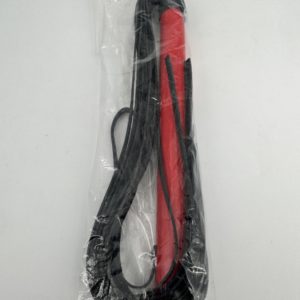 Martinet manche rouge cuir fin 11 lanières - demonia.com