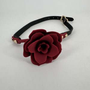Bâillon fleur rouge - Ref 222000117