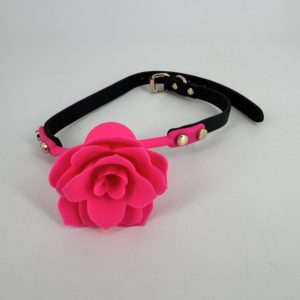 Bâillon fleur rose