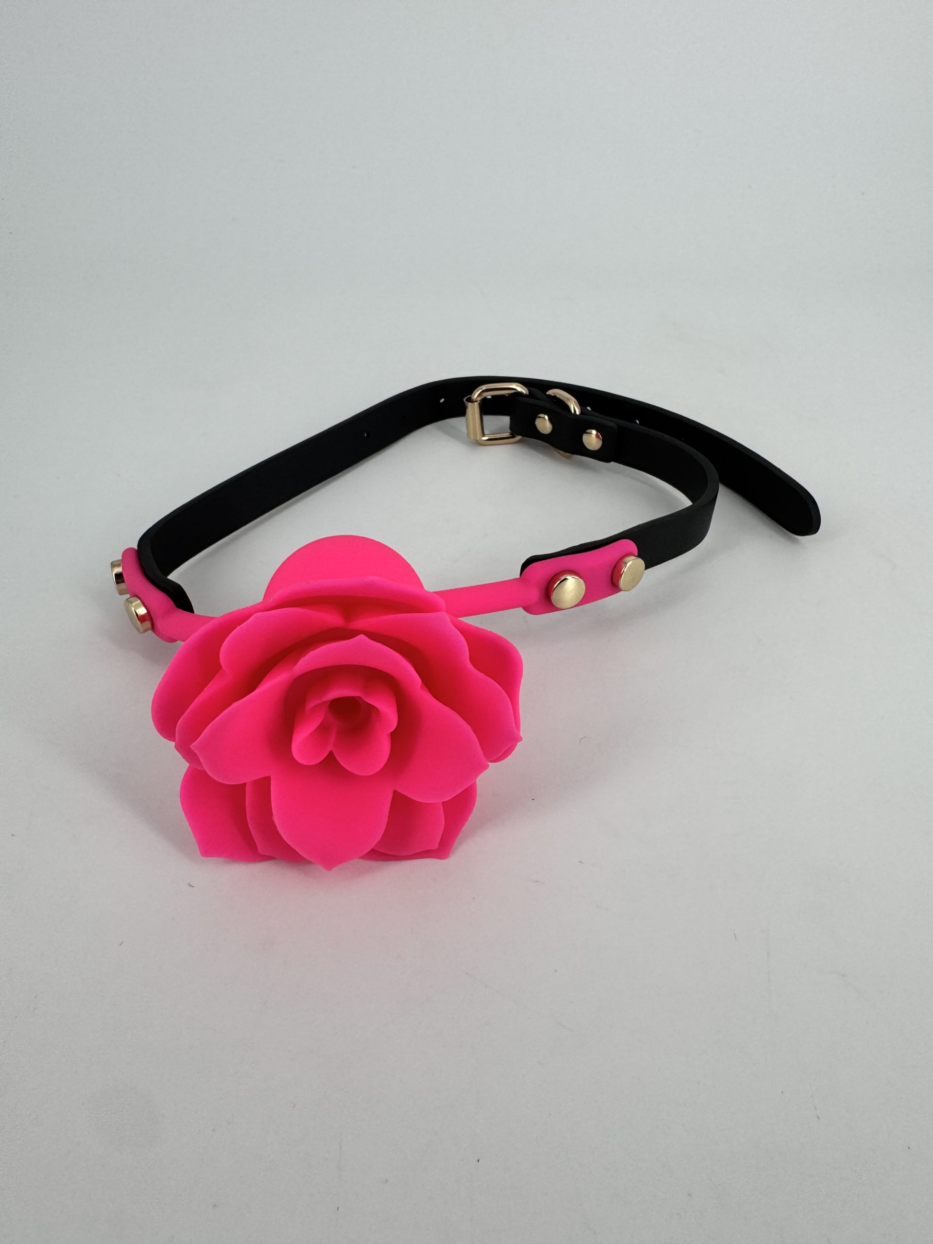 Bâillon fleur rose