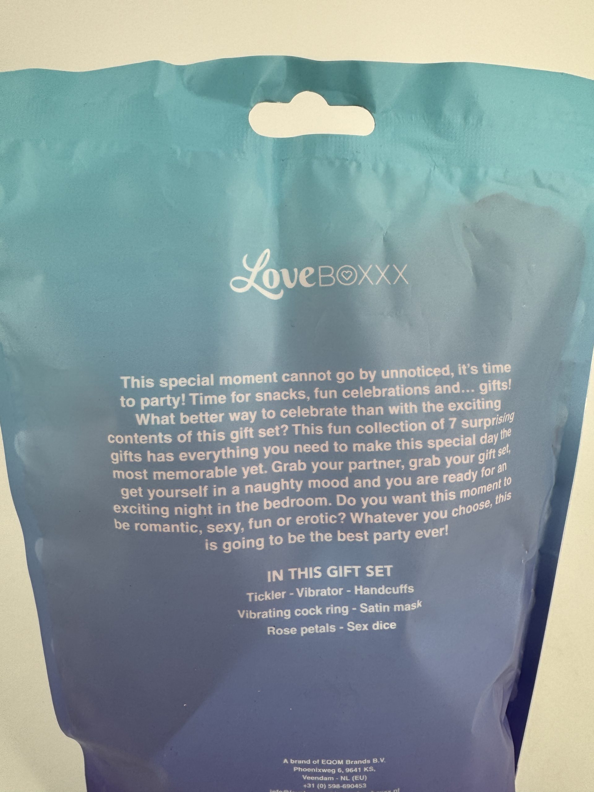 Pochette cadeaux Sextoys - 7 pièces - Let's Celebrate