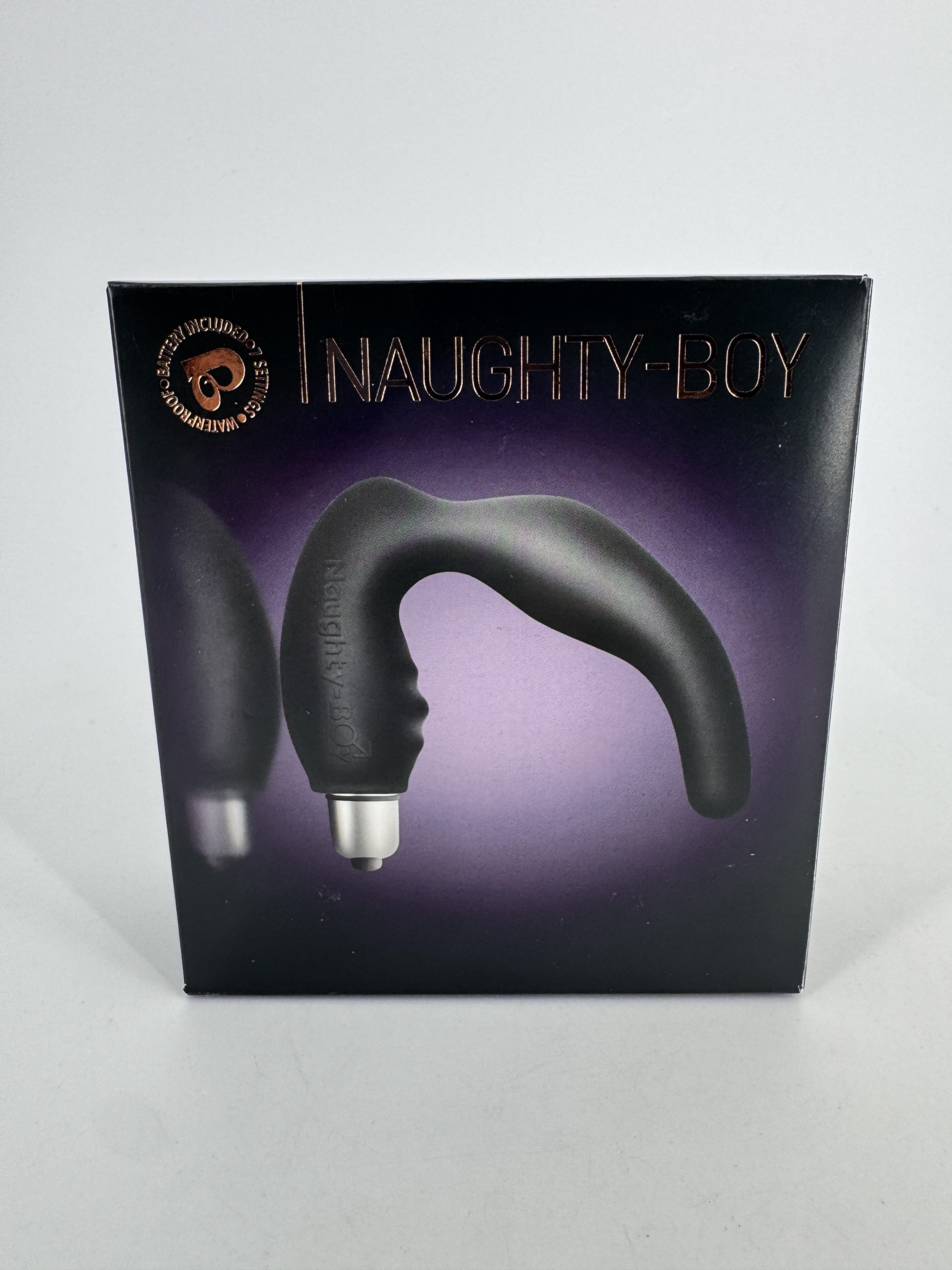 Stimulateur de prostate vibrant - Naughty Boy - Rocks Off - Noir
