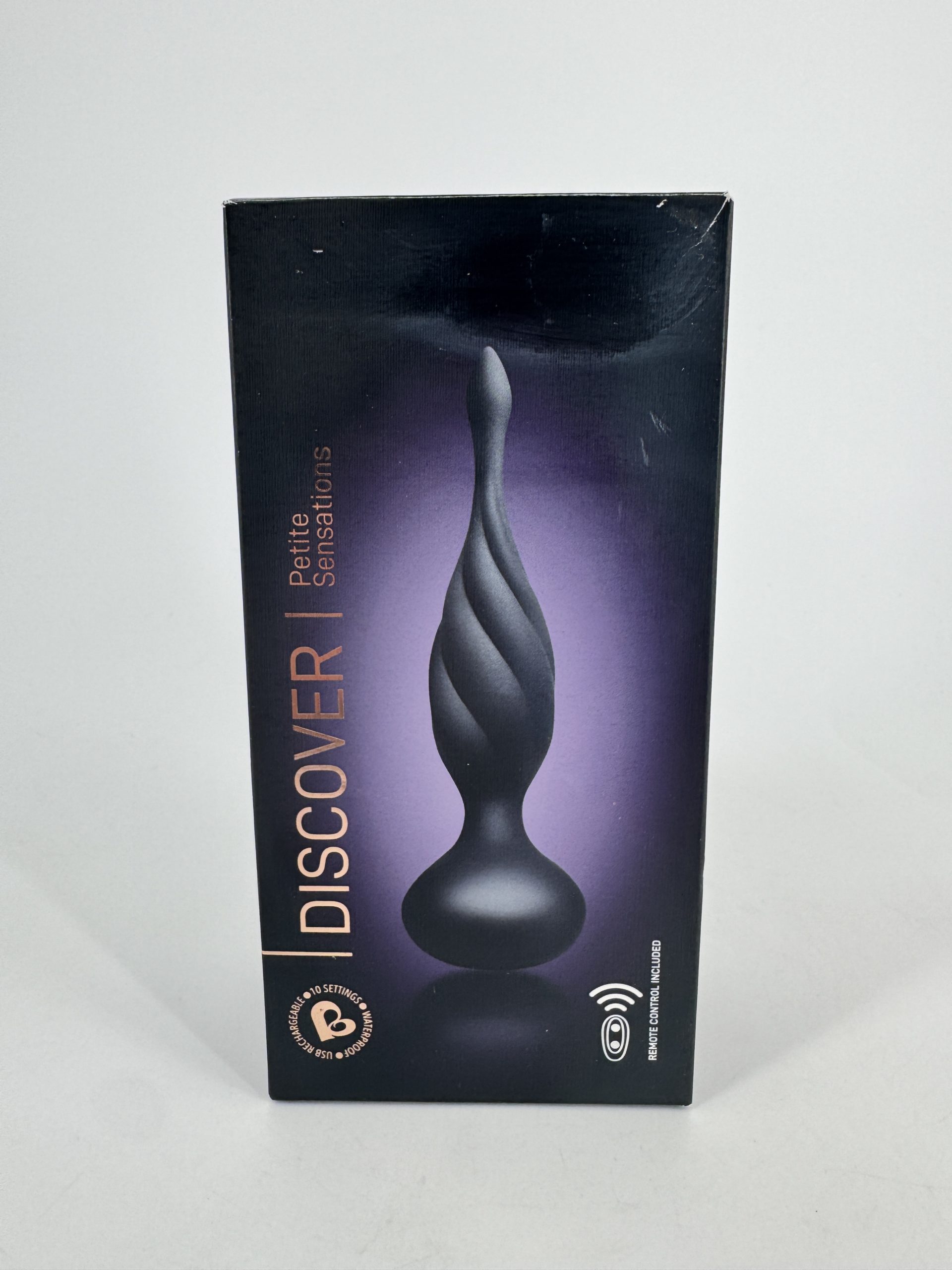 Stimulateur anal vibrant noir discover petite sensations