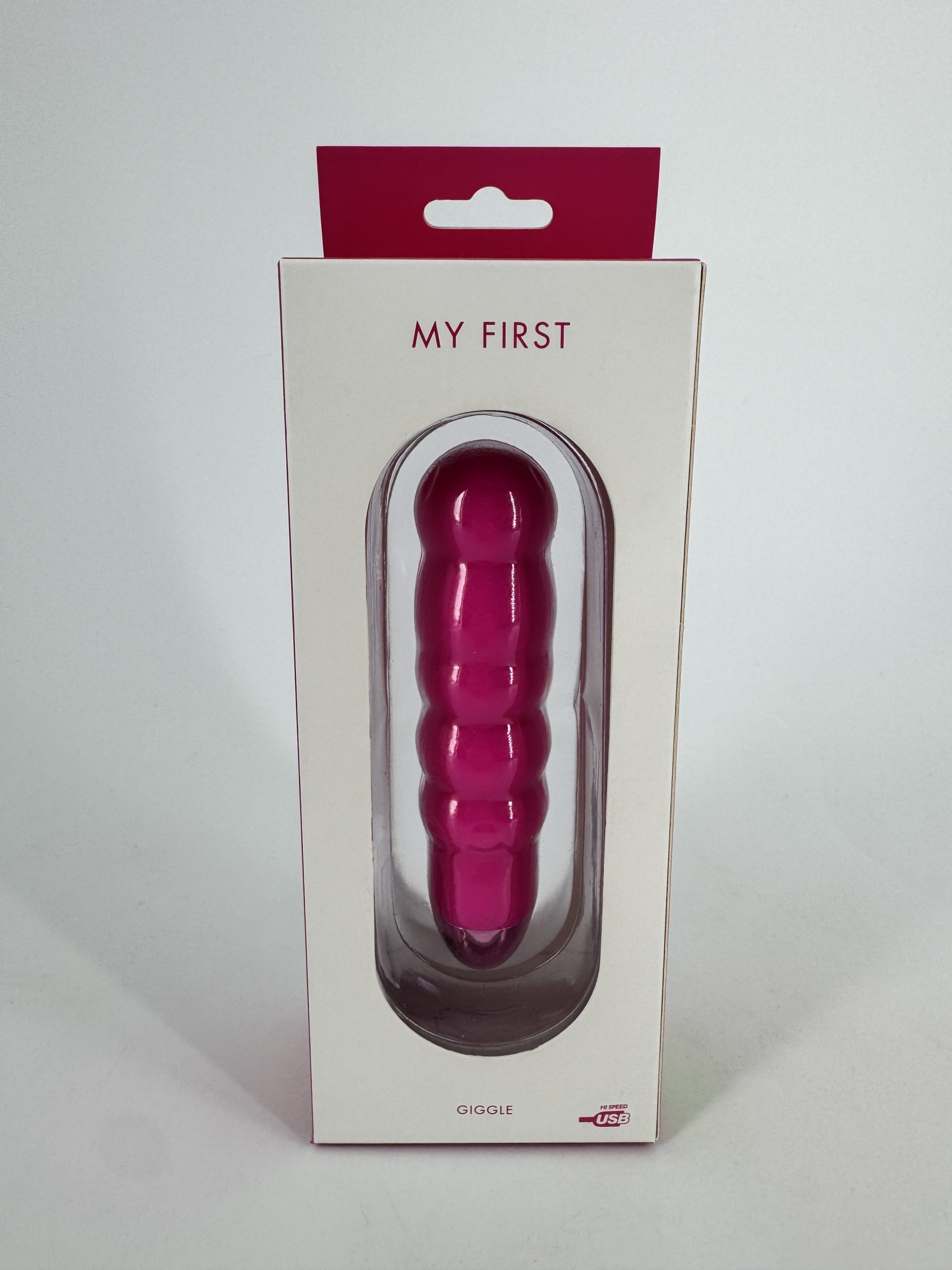Vibromasseur rose ondulé 7 vitesses usb - Giggle