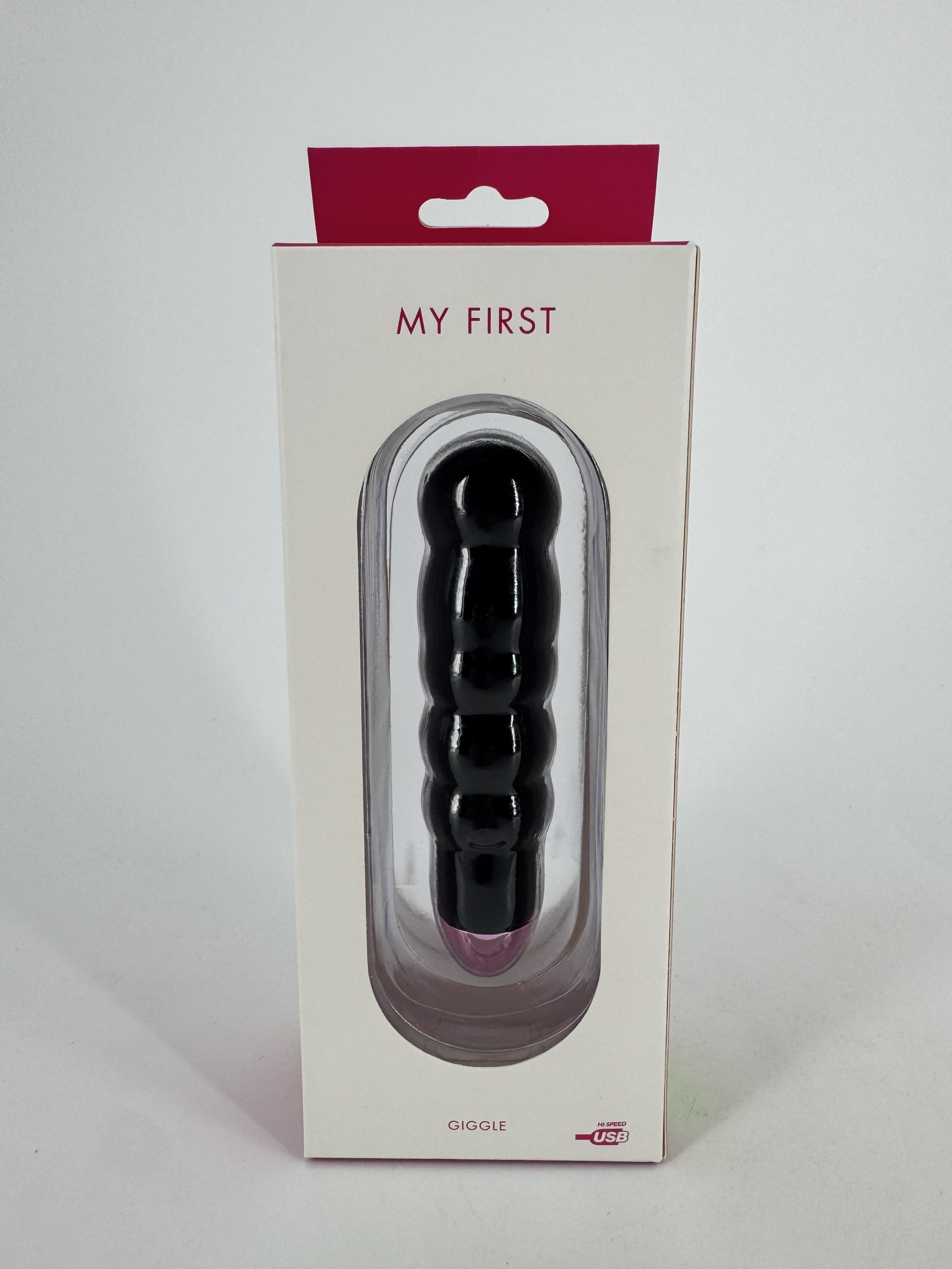 Vibromasseur noir ondulé 7 vitesses usb - Giggle