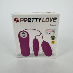 Œuf vibrant vaginal et anal Irma Pretty Love