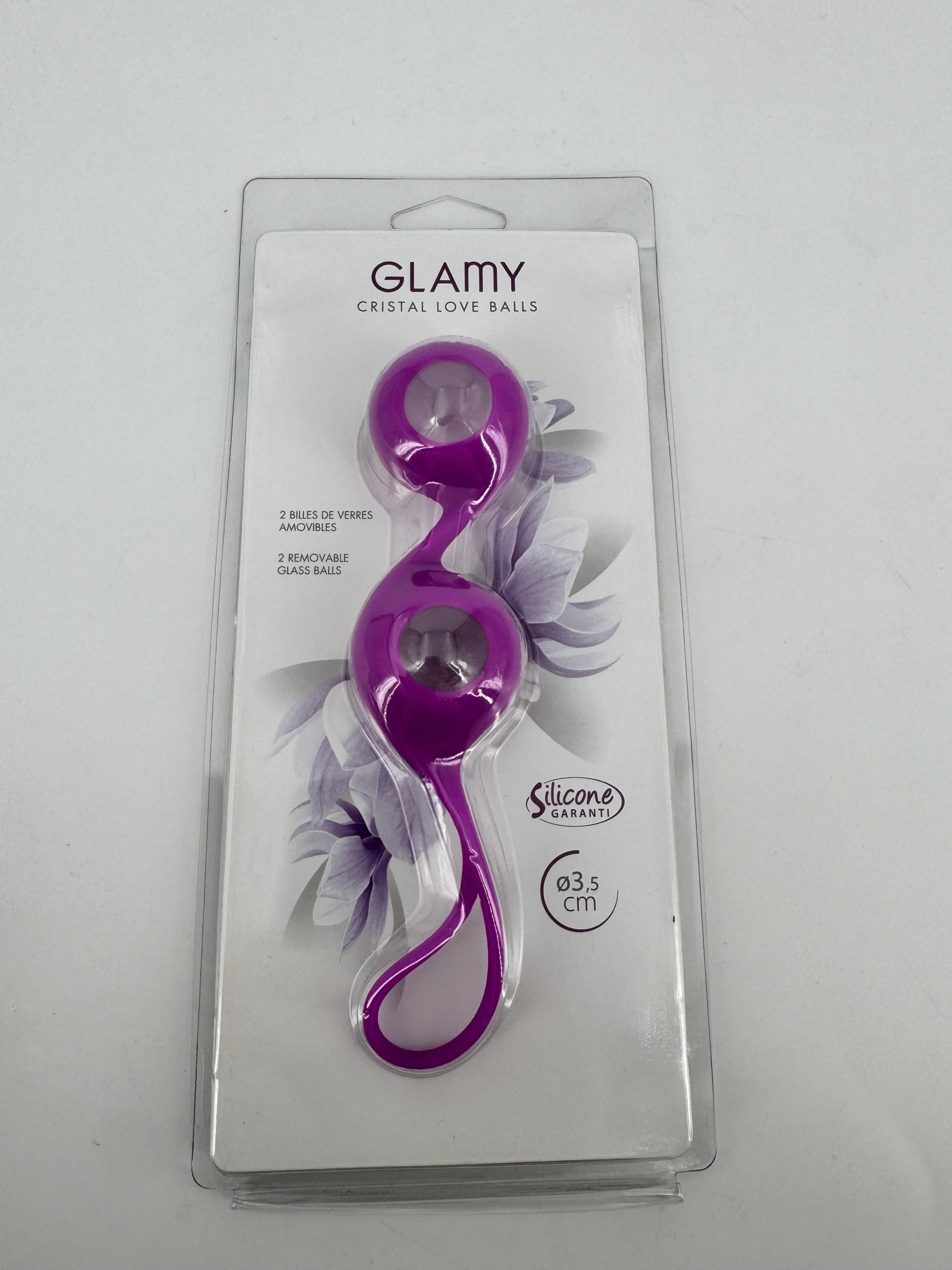 Boules de Geisha rose verre et silicone Glamy - CC571001